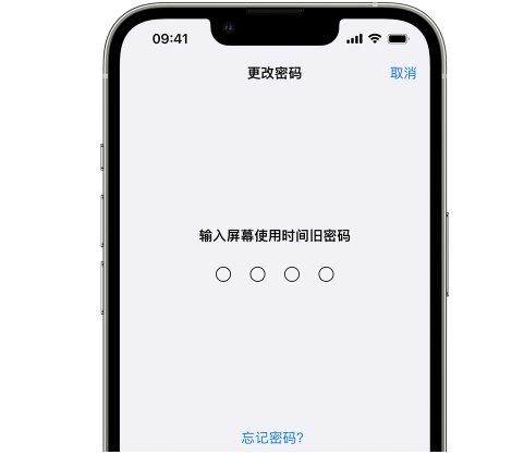 建华iPhone屏幕维修分享iPhone屏幕使用时间密码忘记了怎么办 