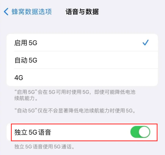 建华苹果14维修分享iPhone 14 Pro如何开启VoNR 