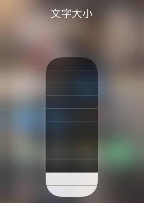 建华苹果手机维修分享小技巧：在 iPhone 控制中心快速调节字体大小 